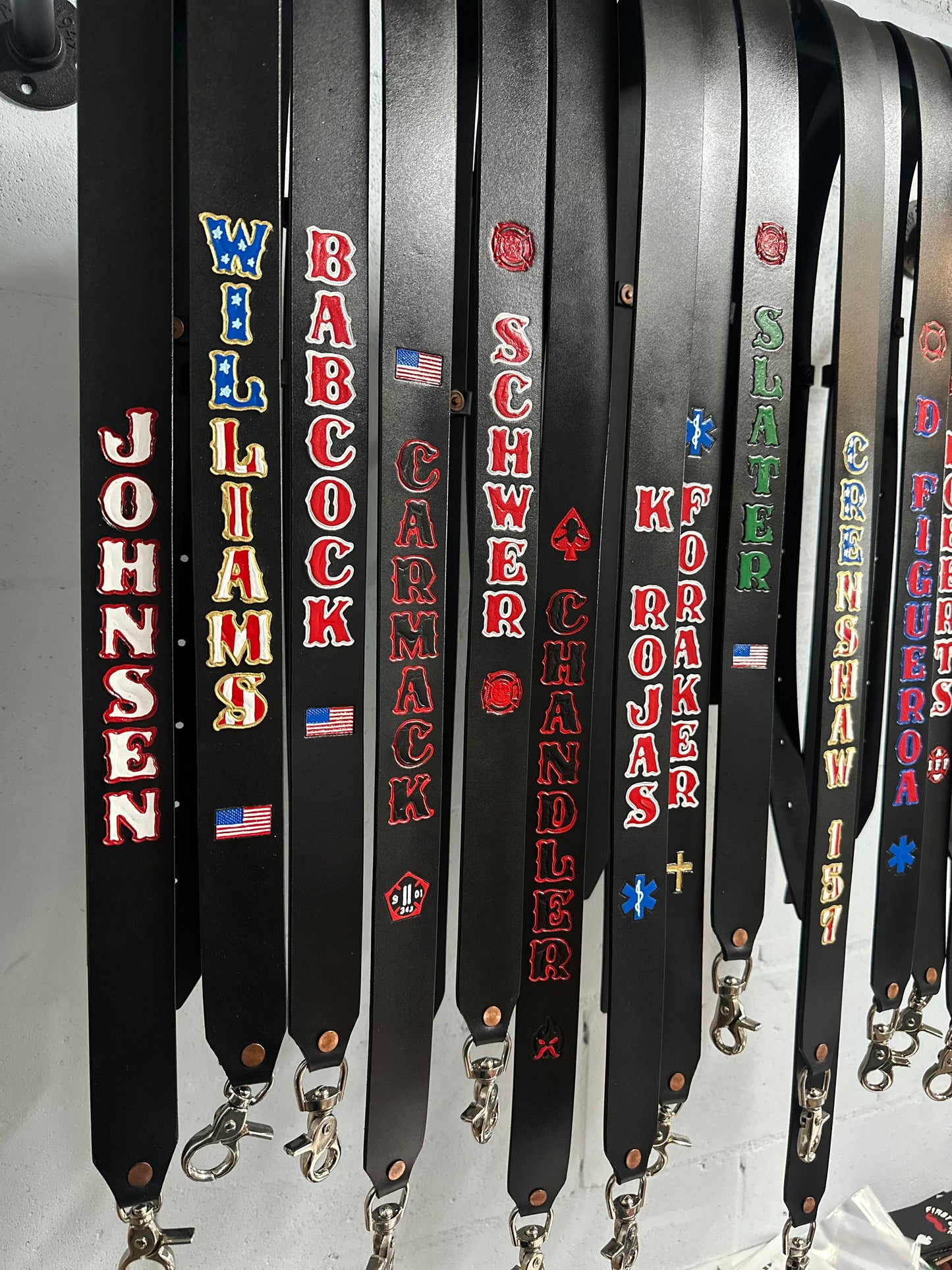 SEMI PRO” CUSTOM LEATHER RADIO STRAP