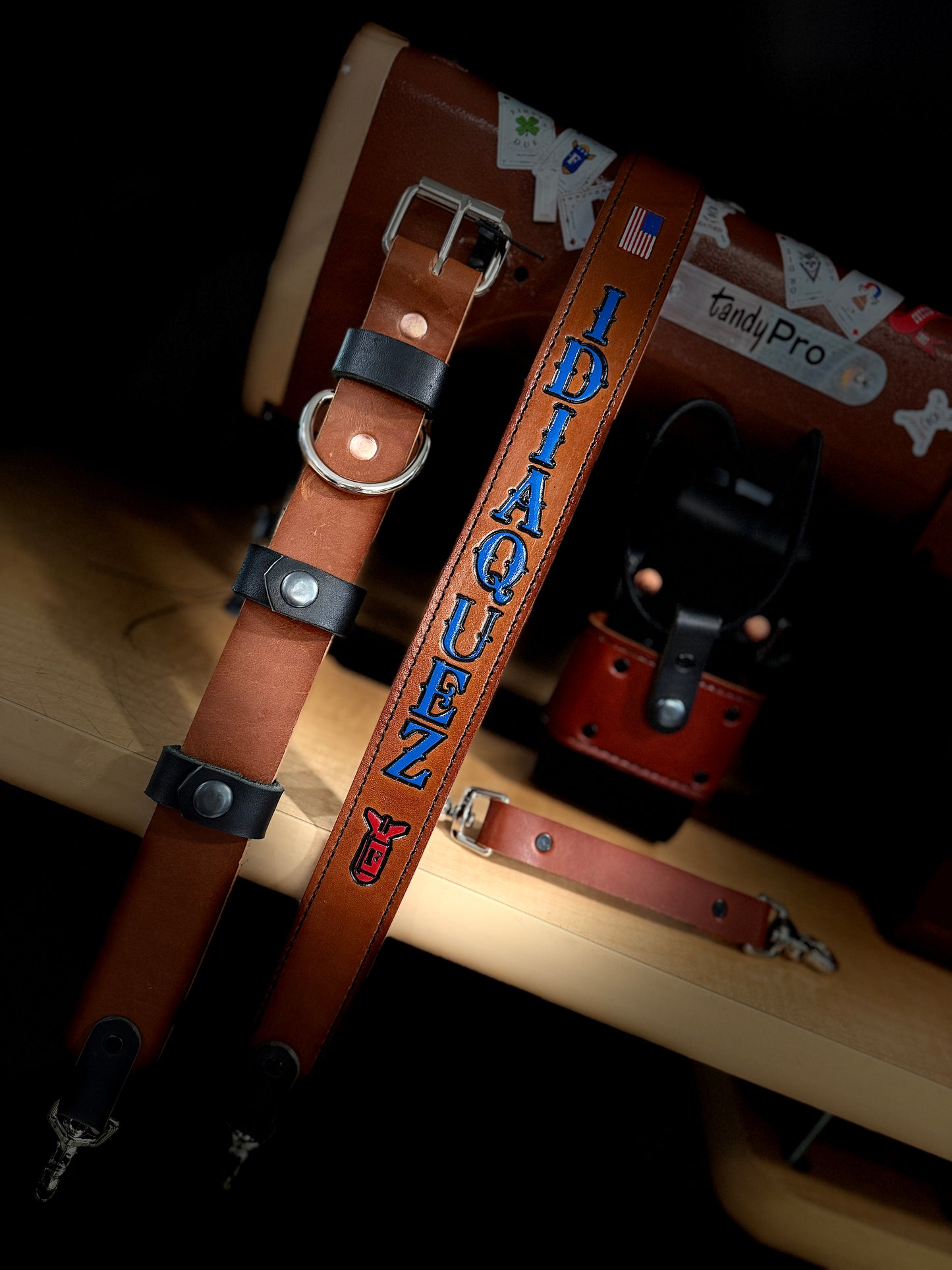 “HEAVY HITTER” TAN & BLACK SET