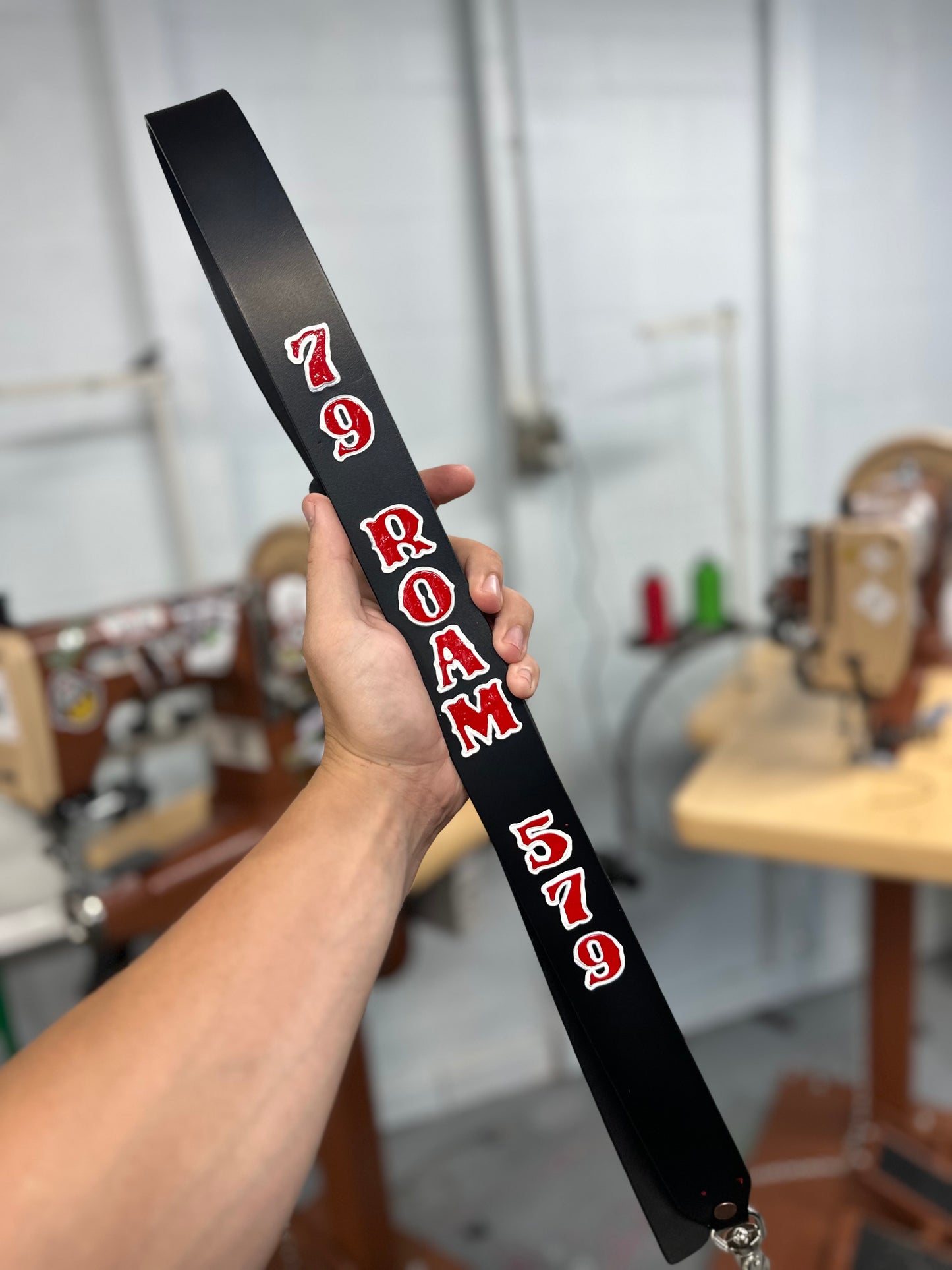 “SEMI PRO” CUSTOM LEATHER RADIO STRAP