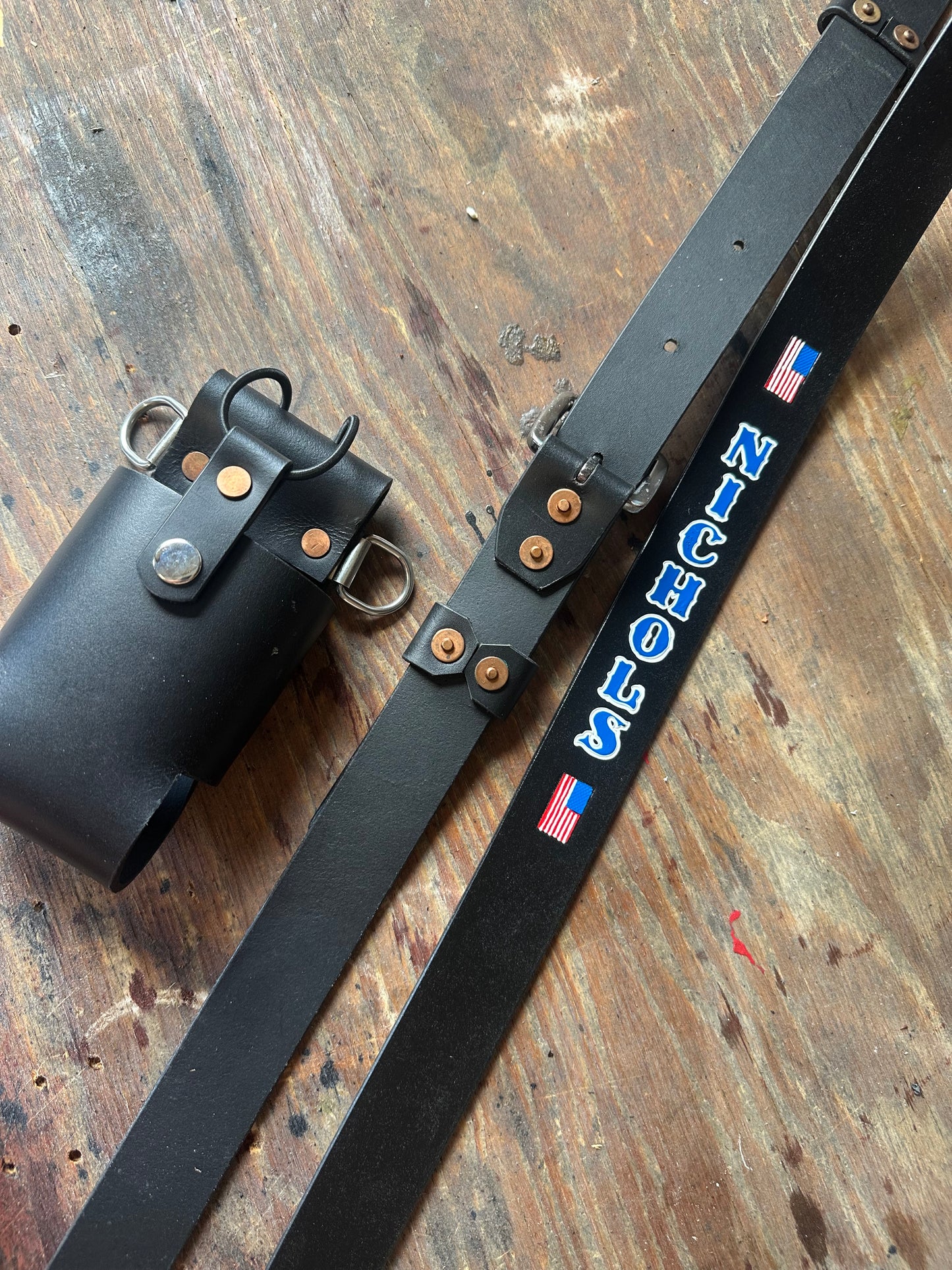 “SEMI PRO” CUSTOM LEATHER RADIO STRAP