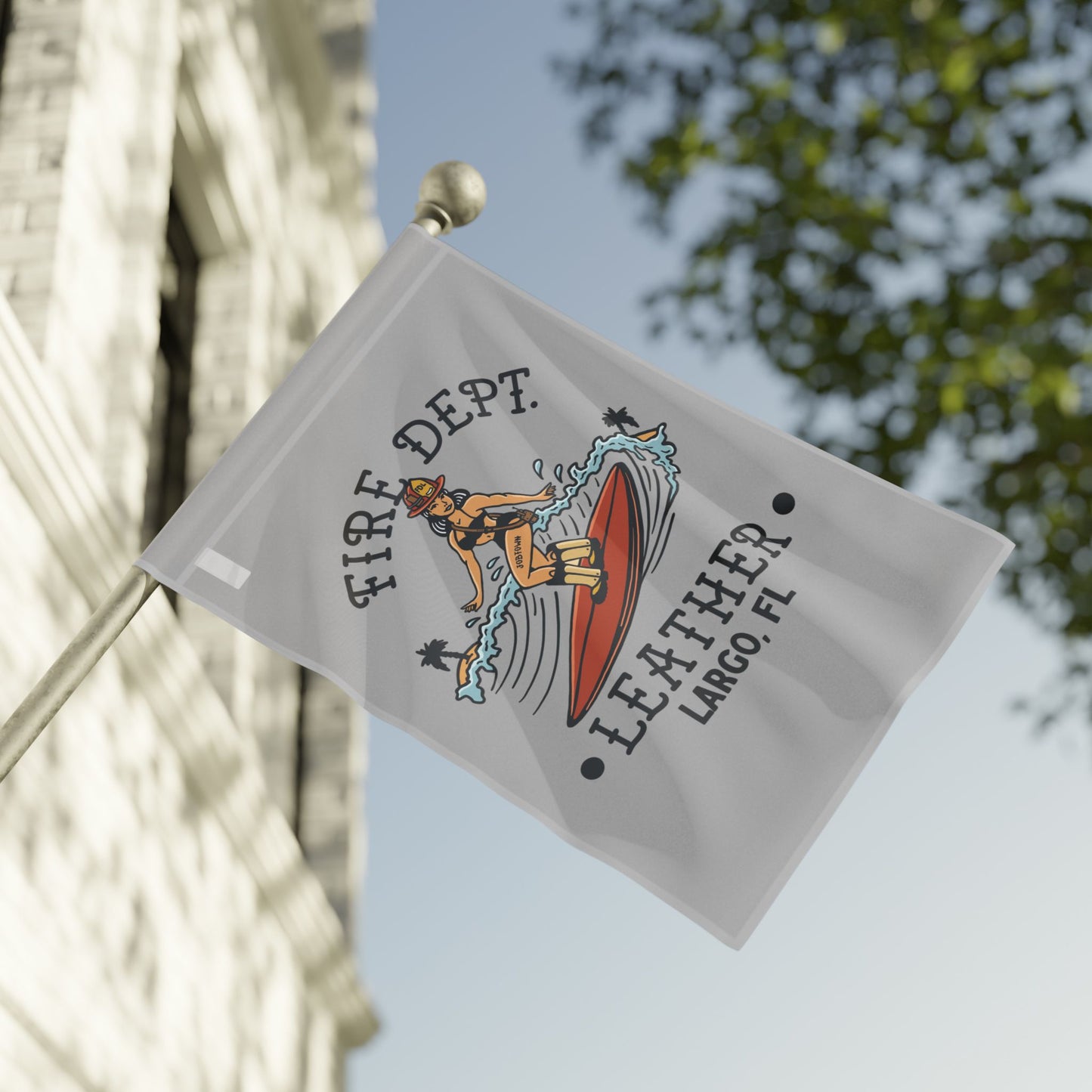 OG FDL SURFER GIRL FLAG