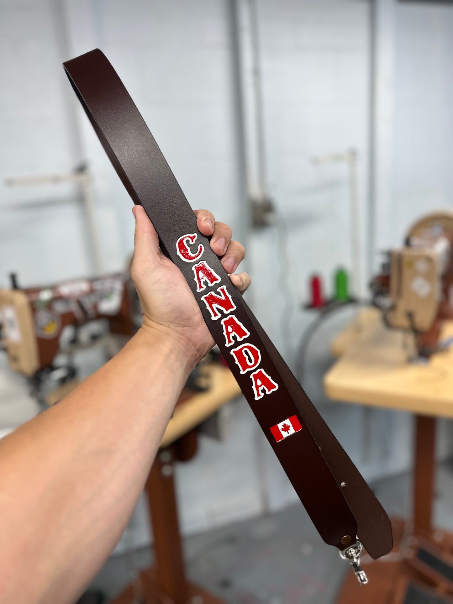 “SEMI PRO” CUSTOM LEATHER RADIO STRAP