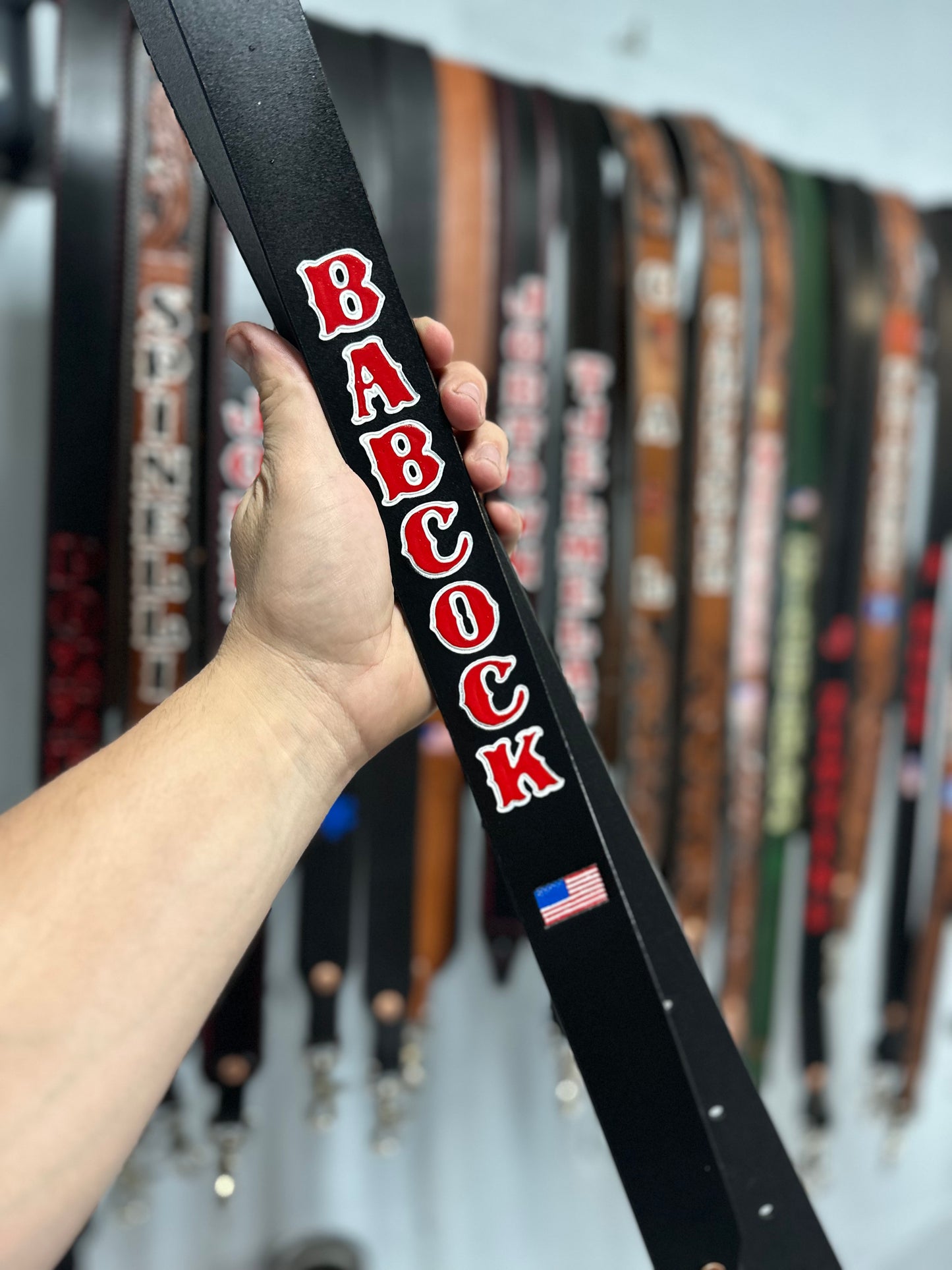SEMI PRO” CUSTOM LEATHER RADIO STRAP