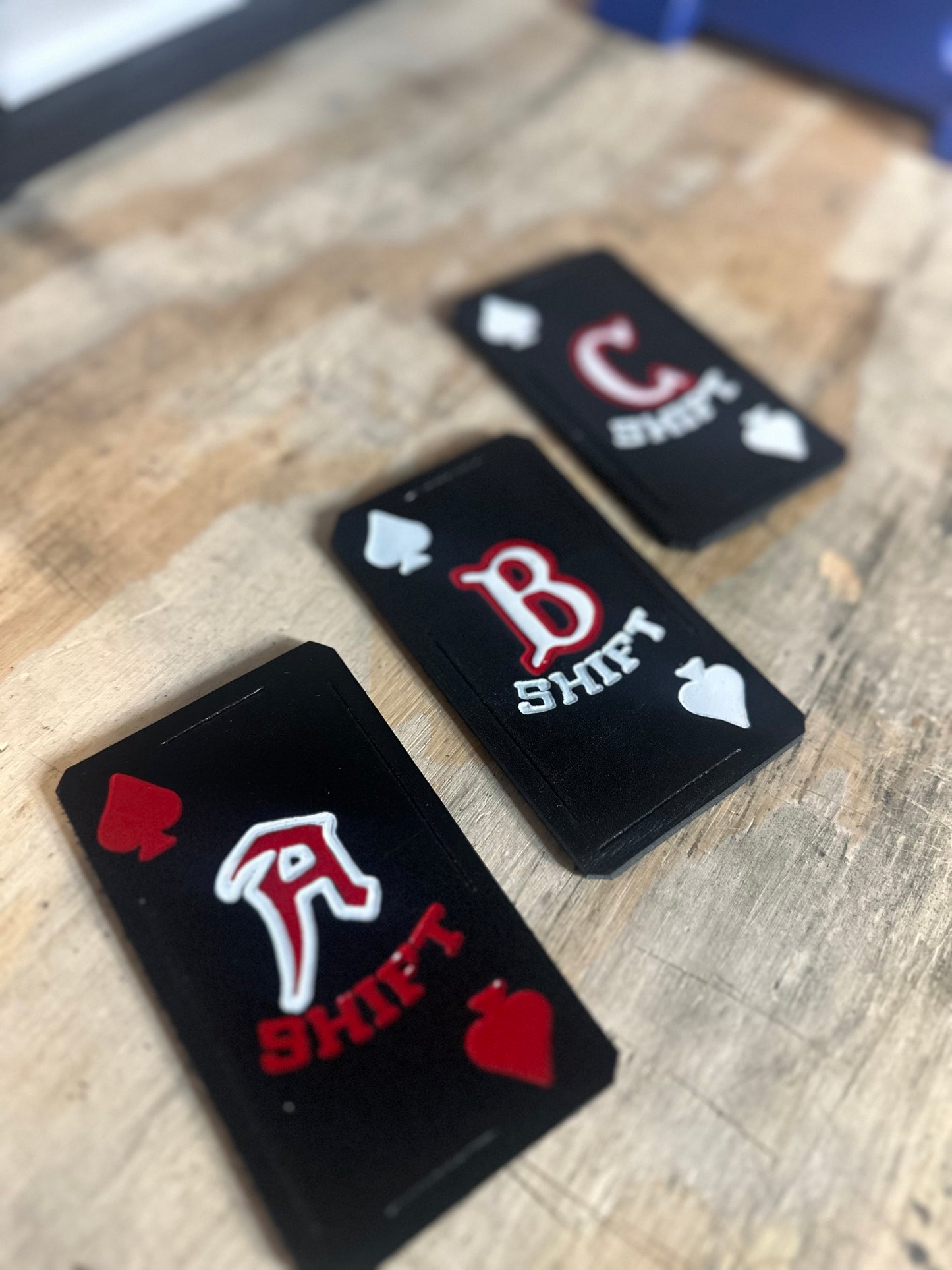 A/B/C SHIFT HELMET CARD