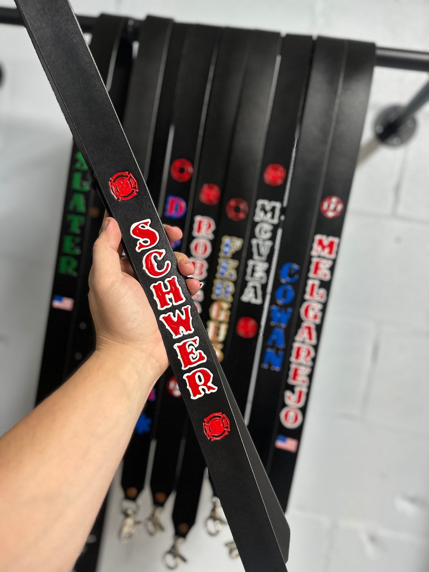 SEMI PRO” CUSTOM LEATHER RADIO STRAP