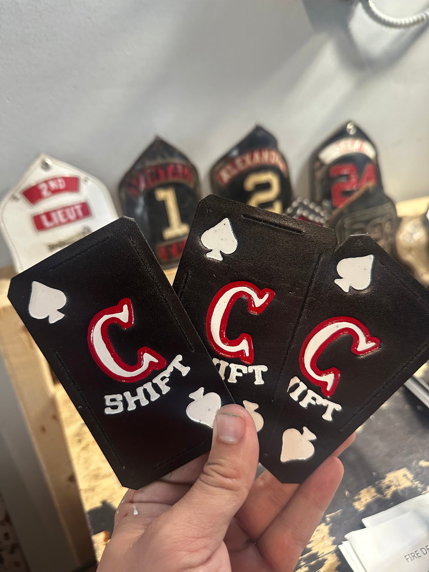 A/B/C SHIFT HELMET CARD