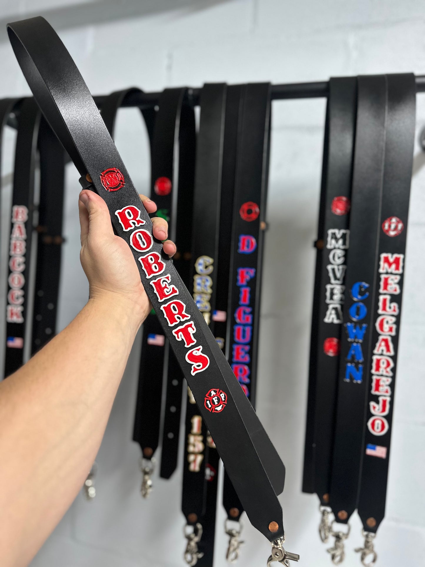 SEMI PRO” CUSTOM LEATHER RADIO STRAP