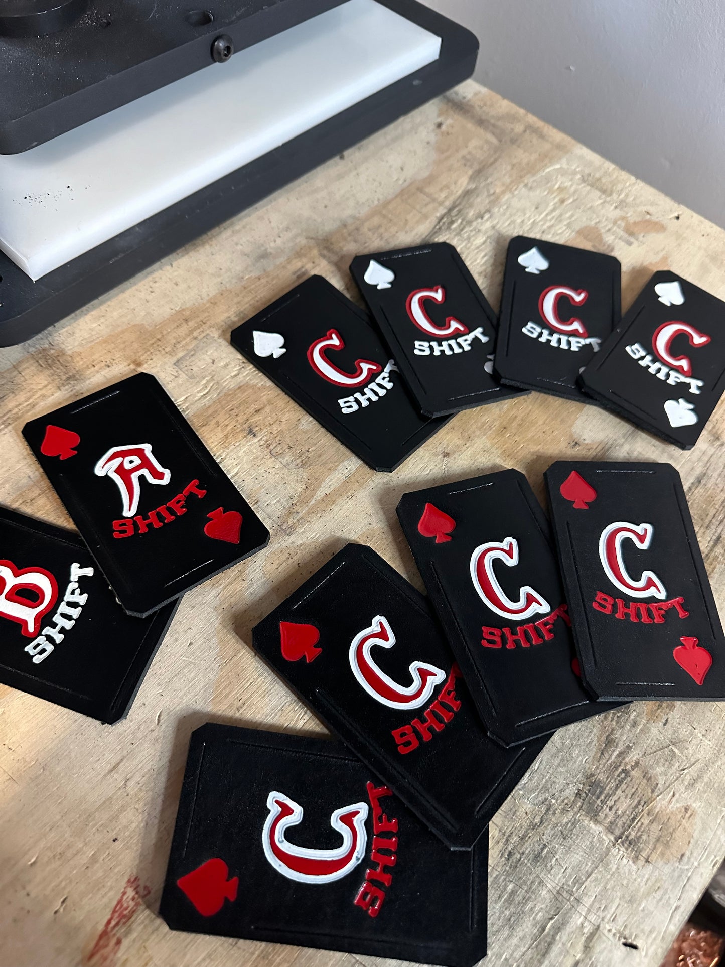 A/B/C SHIFT HELMET CARD
