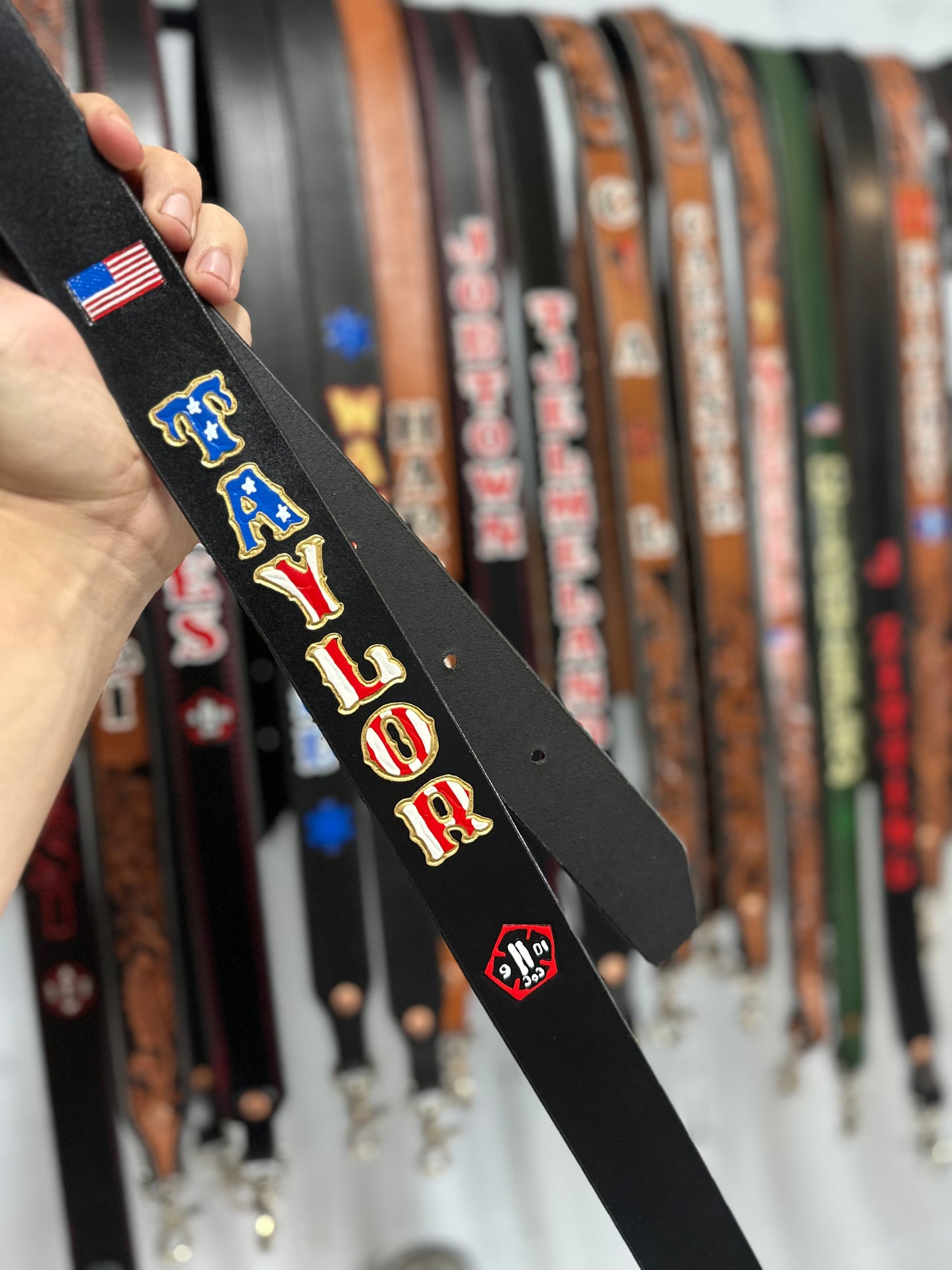 SEMI PRO” CUSTOM LEATHER RADIO STRAP