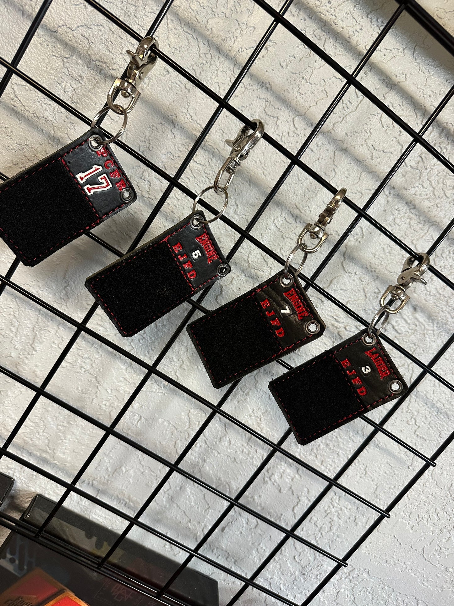 Leather Accountability Tag Holder