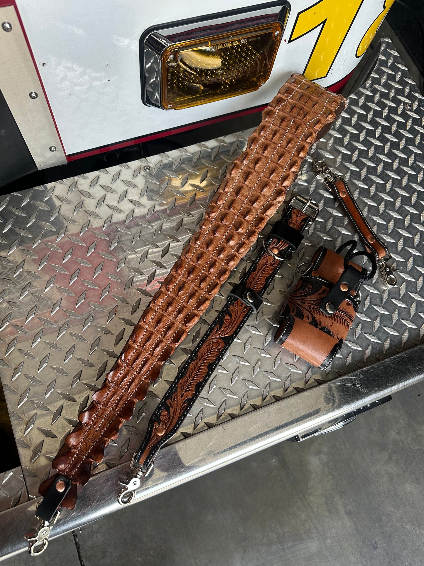 TOOLED x CROC STRAP SET