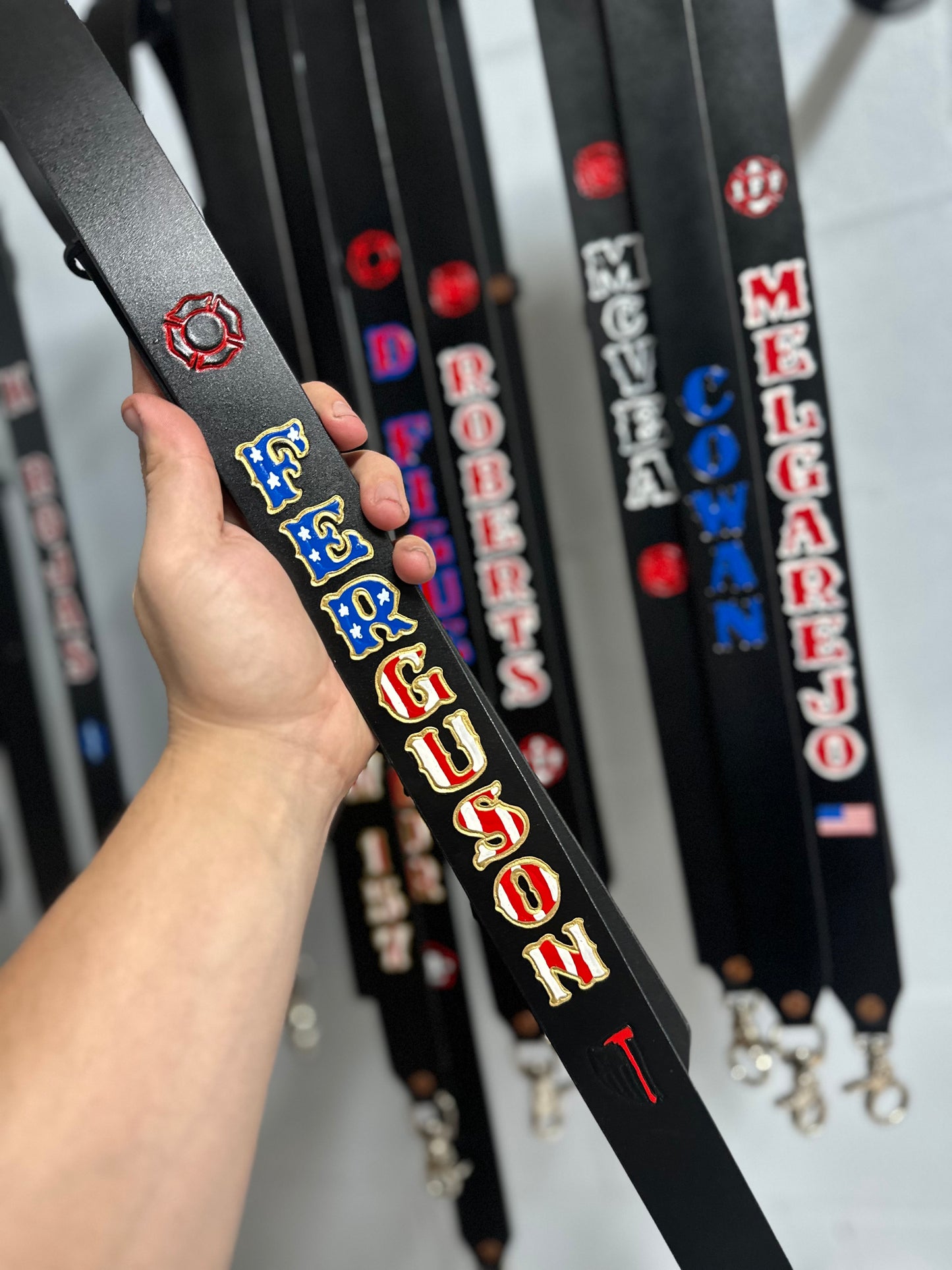SEMI PRO” CUSTOM LEATHER RADIO STRAP