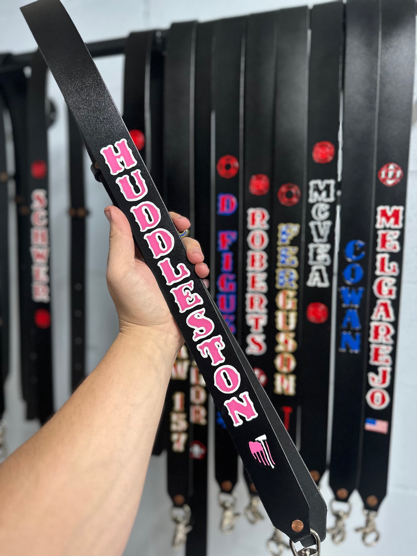SEMI PRO” CUSTOM LEATHER RADIO STRAP