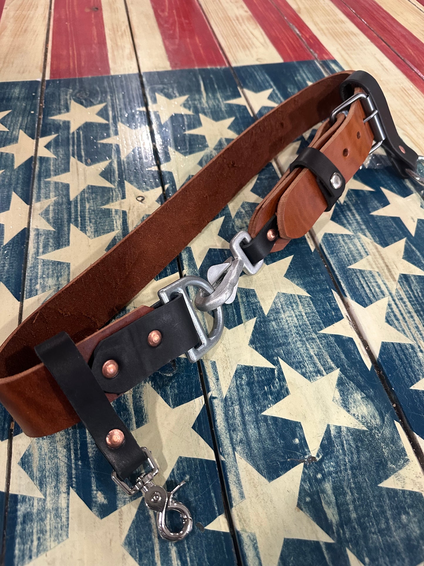 LEATHER TRUCK/BUNKER BELT