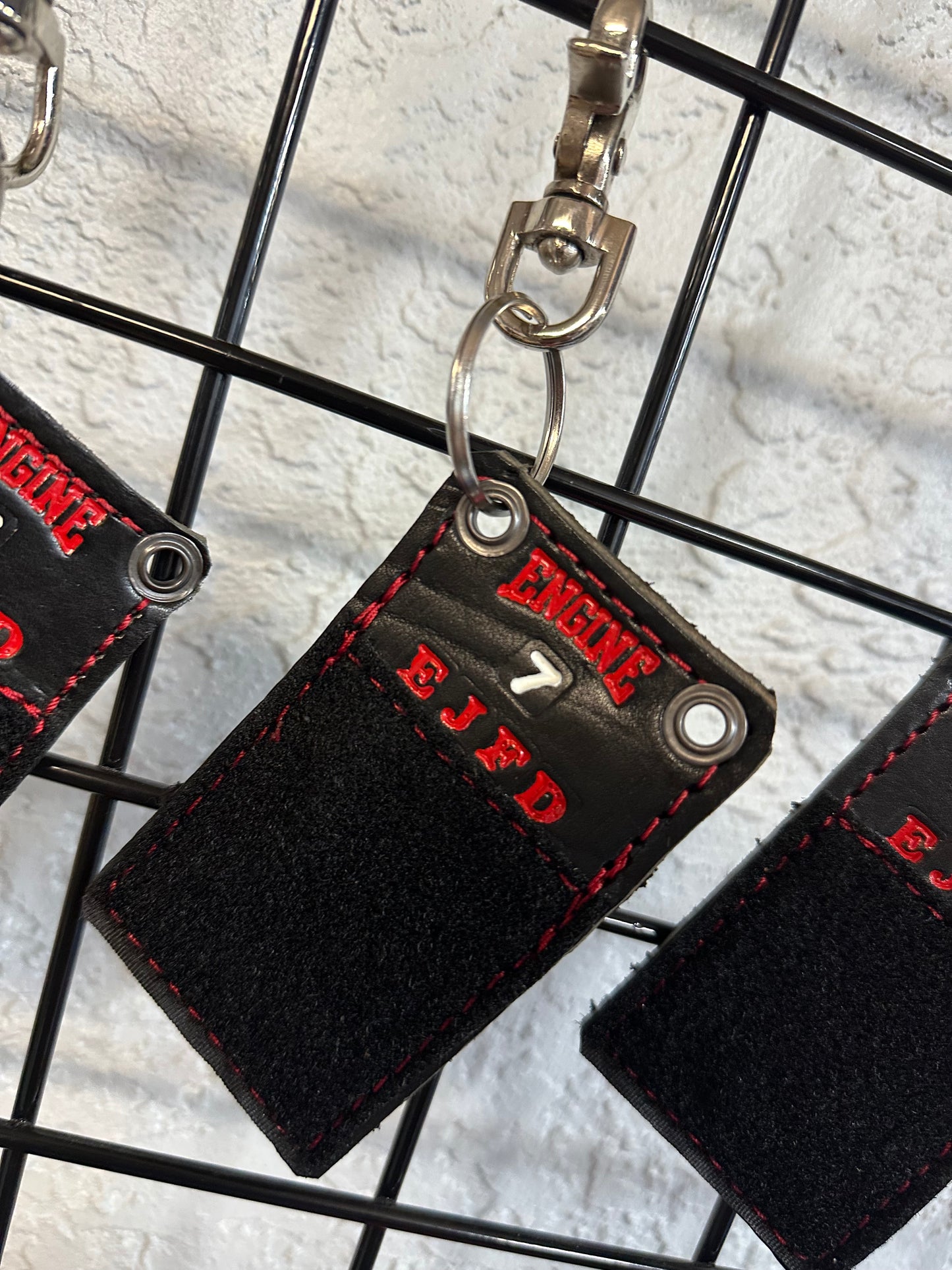 Leather Accountability Tag Holder