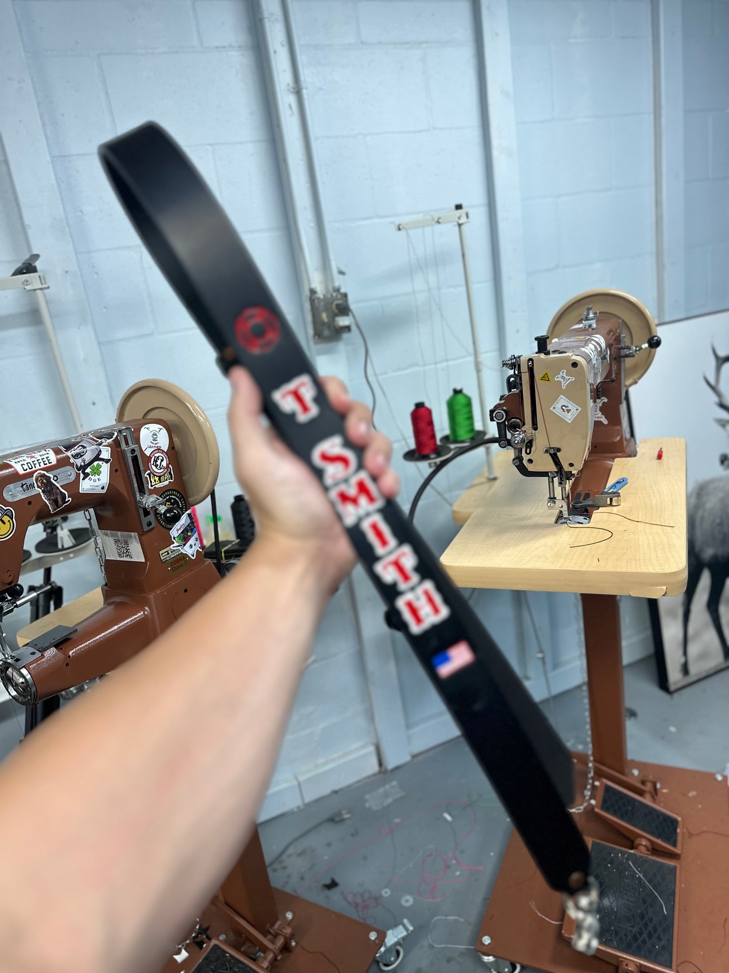 “SEMI PRO” CUSTOM LEATHER RADIO STRAP
