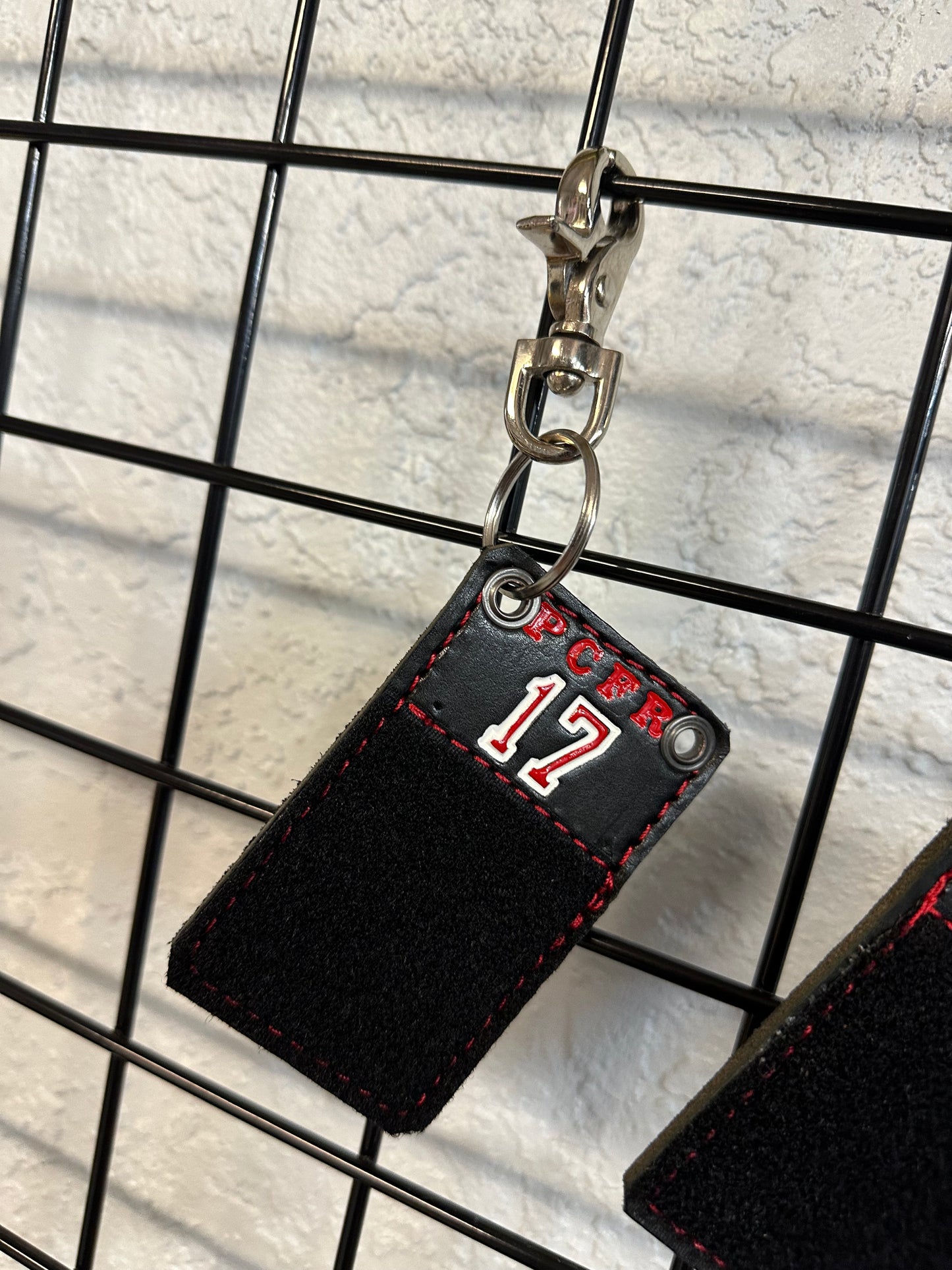 Leather Accountability Tag Holder