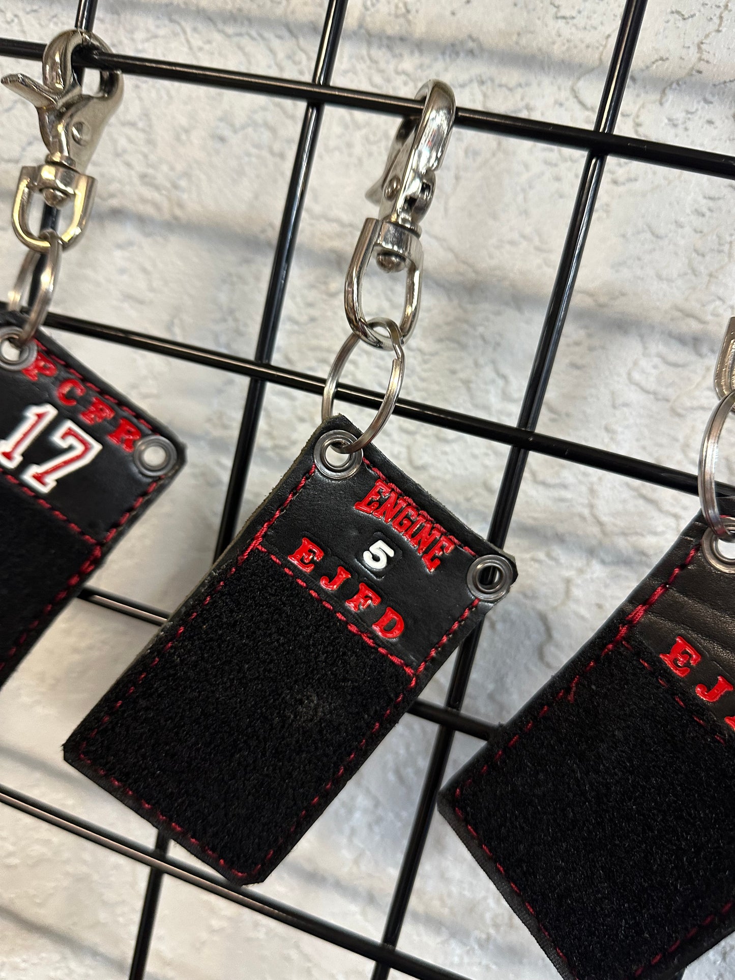 Leather Accountability Tag Holder