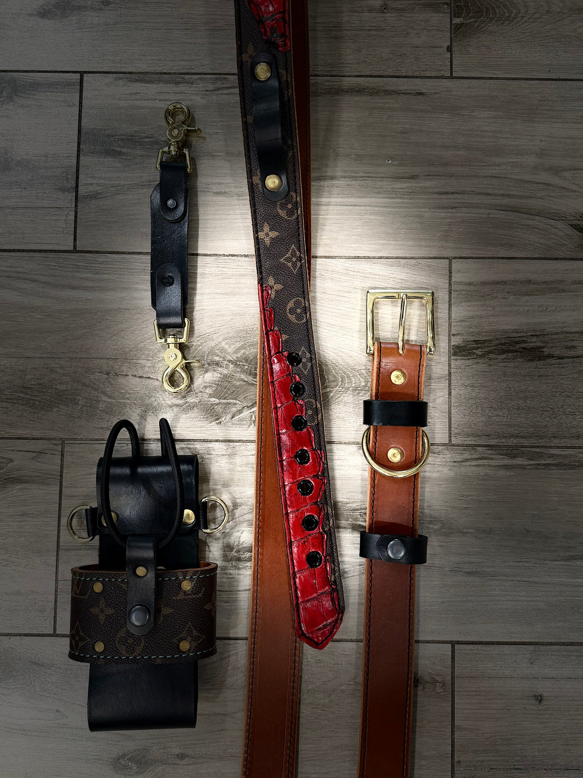 “The Redline Gator” Strap Set