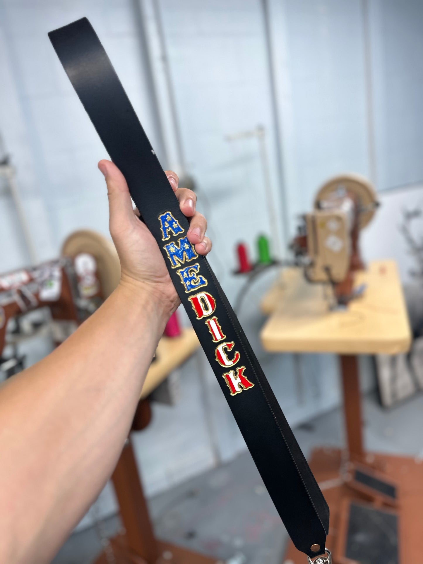 “SEMI PRO” CUSTOM LEATHER RADIO STRAP