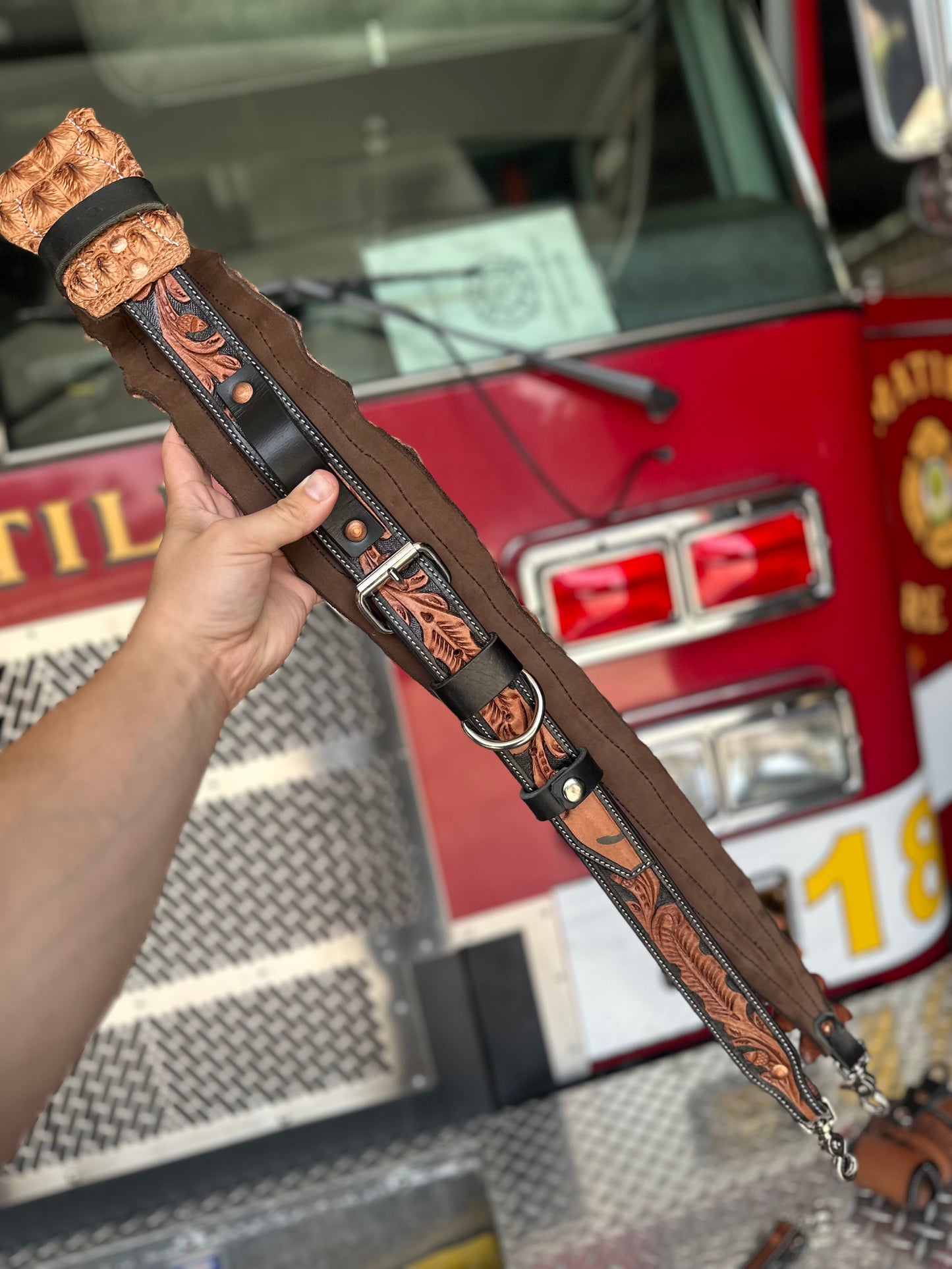 TOOLED x CROC STRAP SET