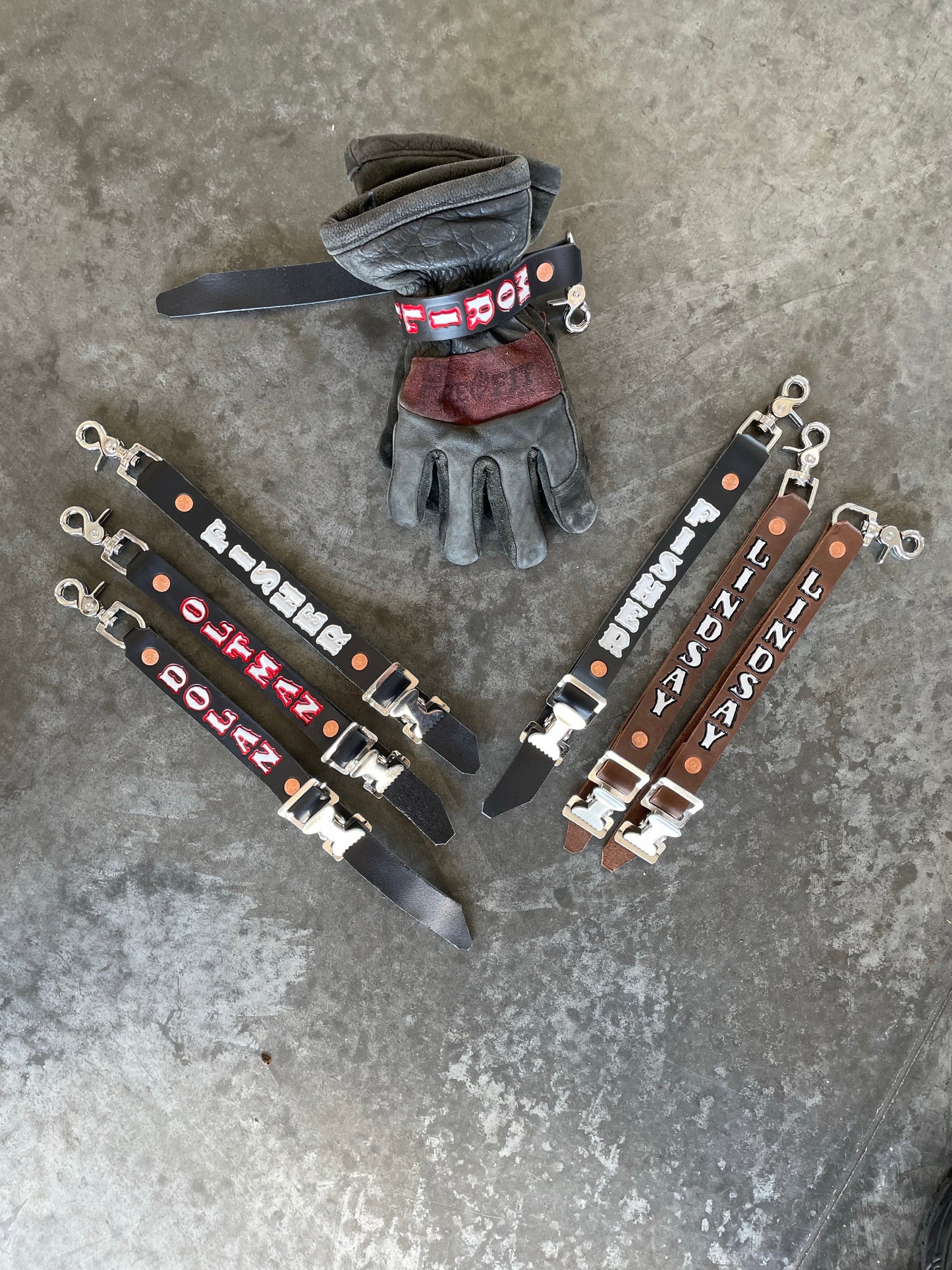 CUSTOM LEATHER GLOVE STRAP
