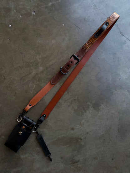 Genuine Gator Strap Set - Tan - Ready To Ship