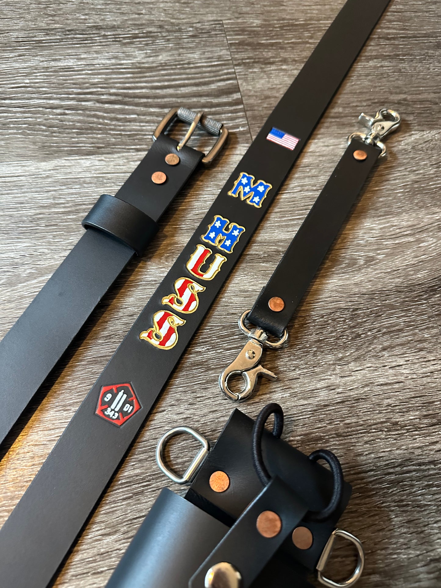 “SEMI PRO” CUSTOM LEATHER RADIO STRAP