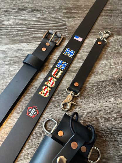 “SEMI PRO” CUSTOM LEATHER RADIO STRAP