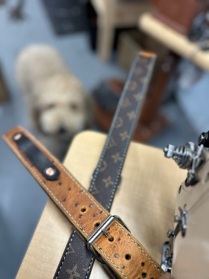 PRE-ORDER - LV OSTRICH RADIO STRAP SET