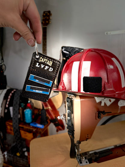 The Command Card | Custom Leather PAR Tag Holder