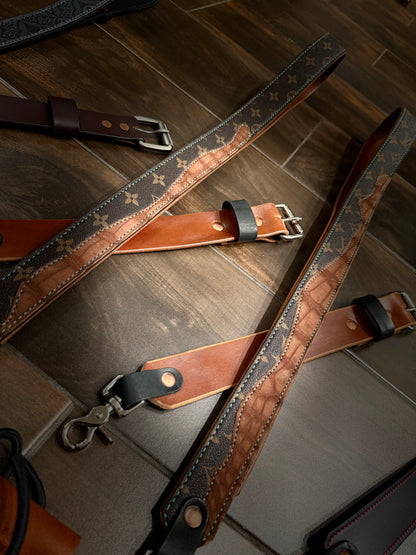 THE BAYOU BANDIT – Designer × Crocodile Radio Strap Set