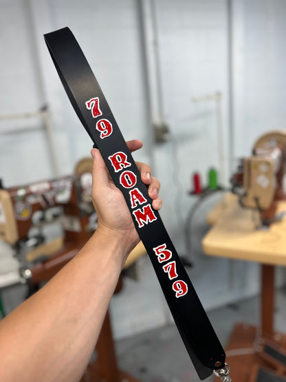 “SEMI PRO” CUSTOM LEATHER RADIO STRAP