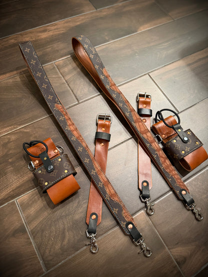 THE BAYOU BANDIT – Designer × Crocodile Radio Strap Set
