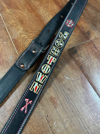 HEAVY HITTER “THIN RED LINE EDITION”  RADIO STRAP SET