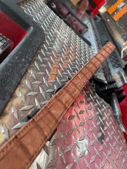 The Dust Gator | Genuine American Alligator Leather Radio Strap