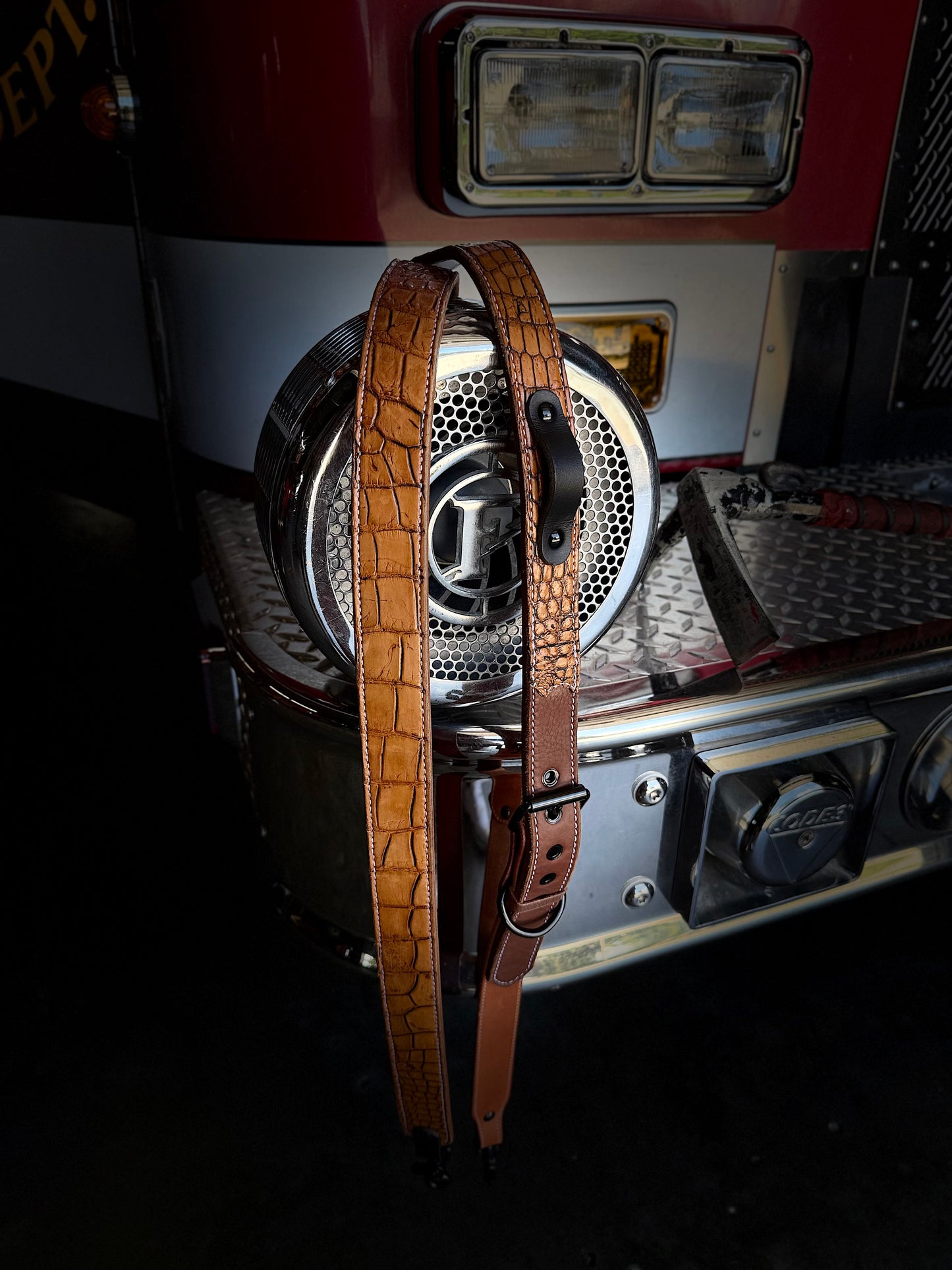 Genuine Gator Strap Set - Tan - Ready To Ship