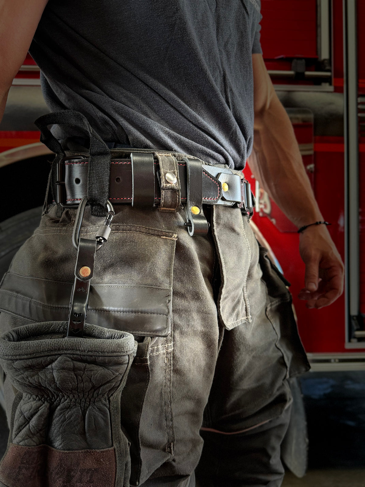 “THE IRONS” – Leather Truck - Extrication Belt