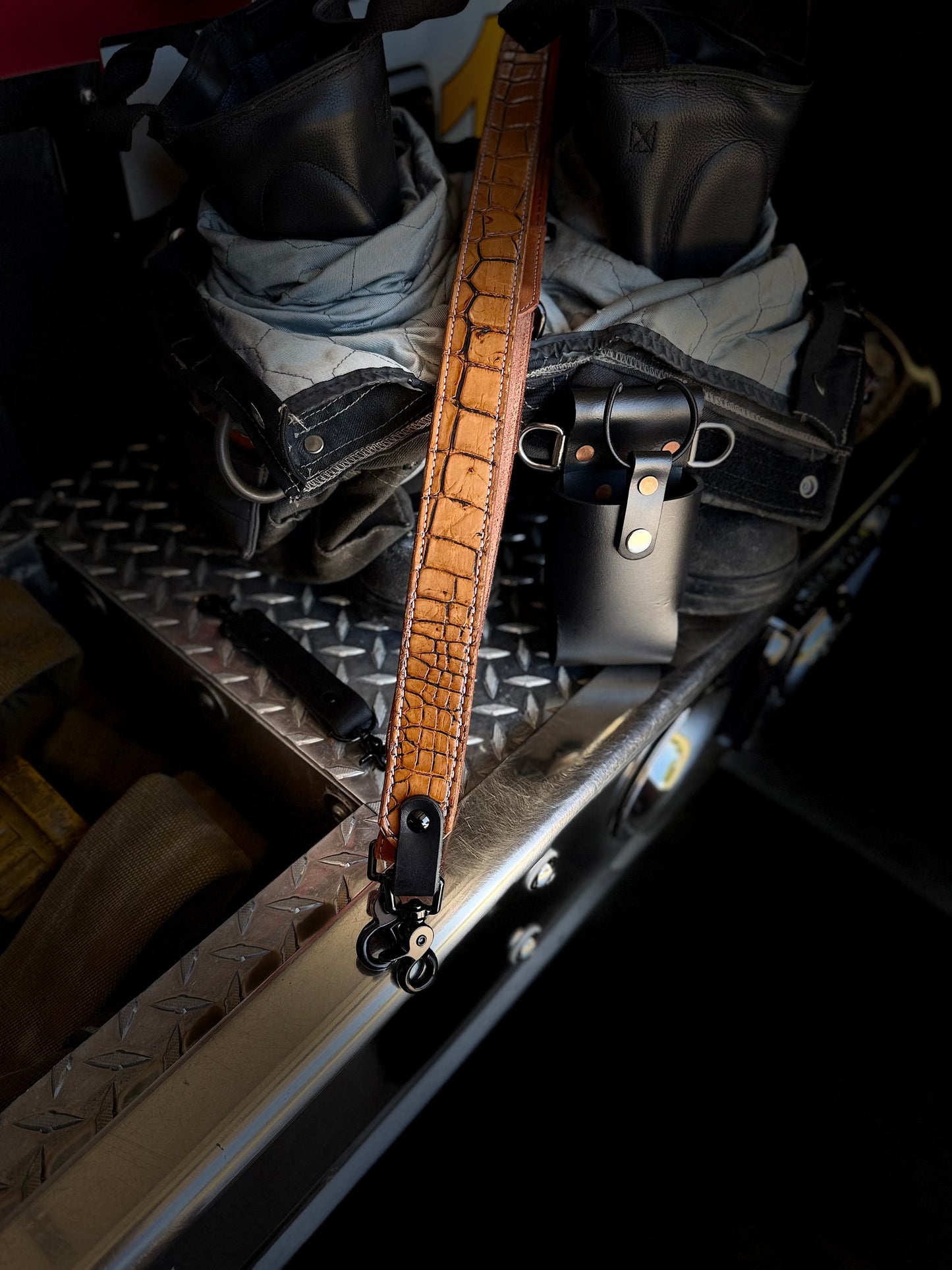 Genuine Gator Strap Set - Tan - Ready To Ship