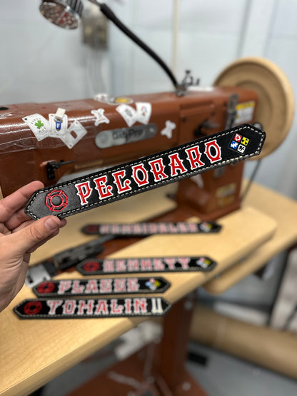 LEATHER GEAR LOCKER TAGS