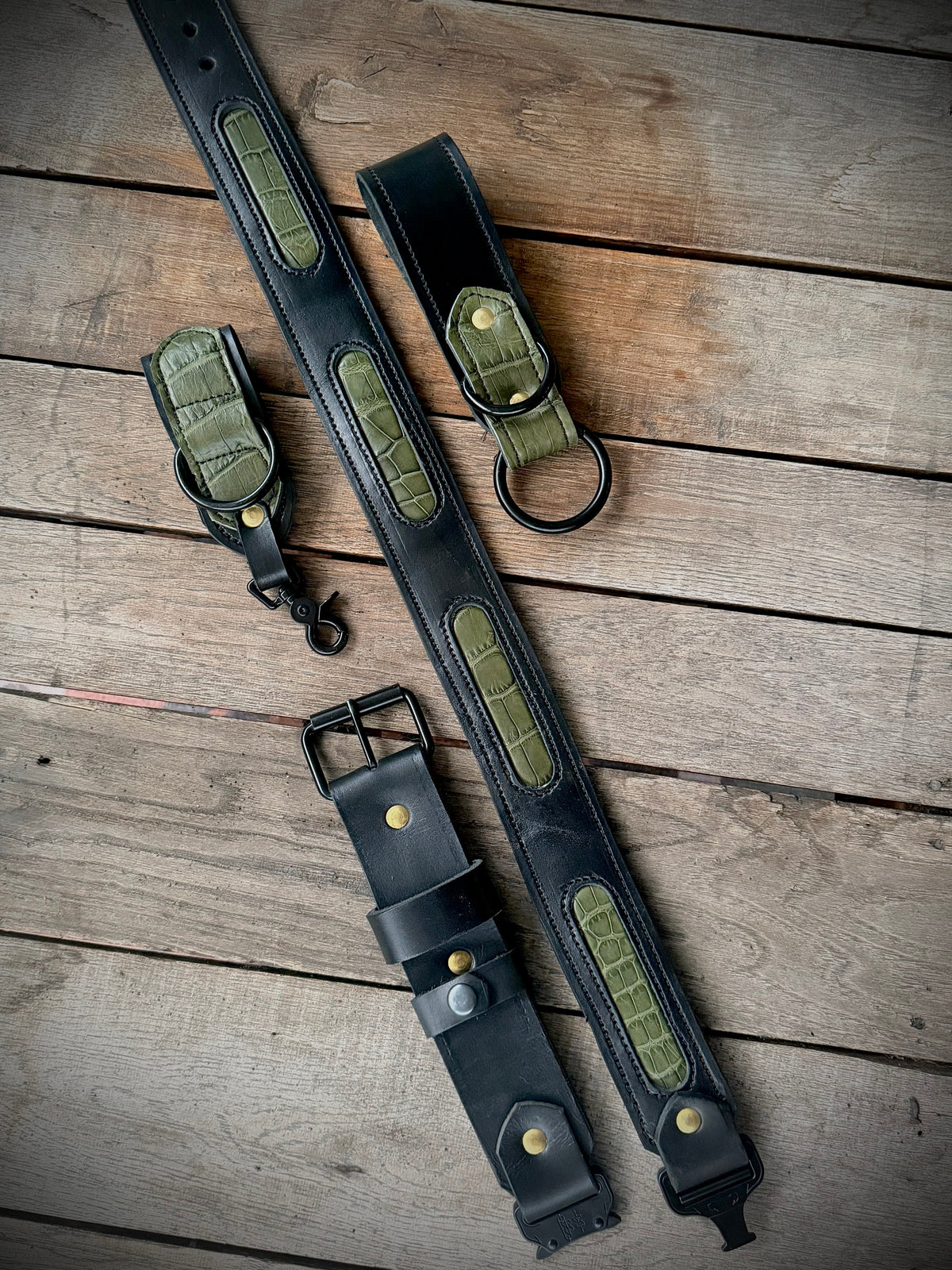 The “Swamp Beast” Genuine Gator Bunker Belt - Truck Belt