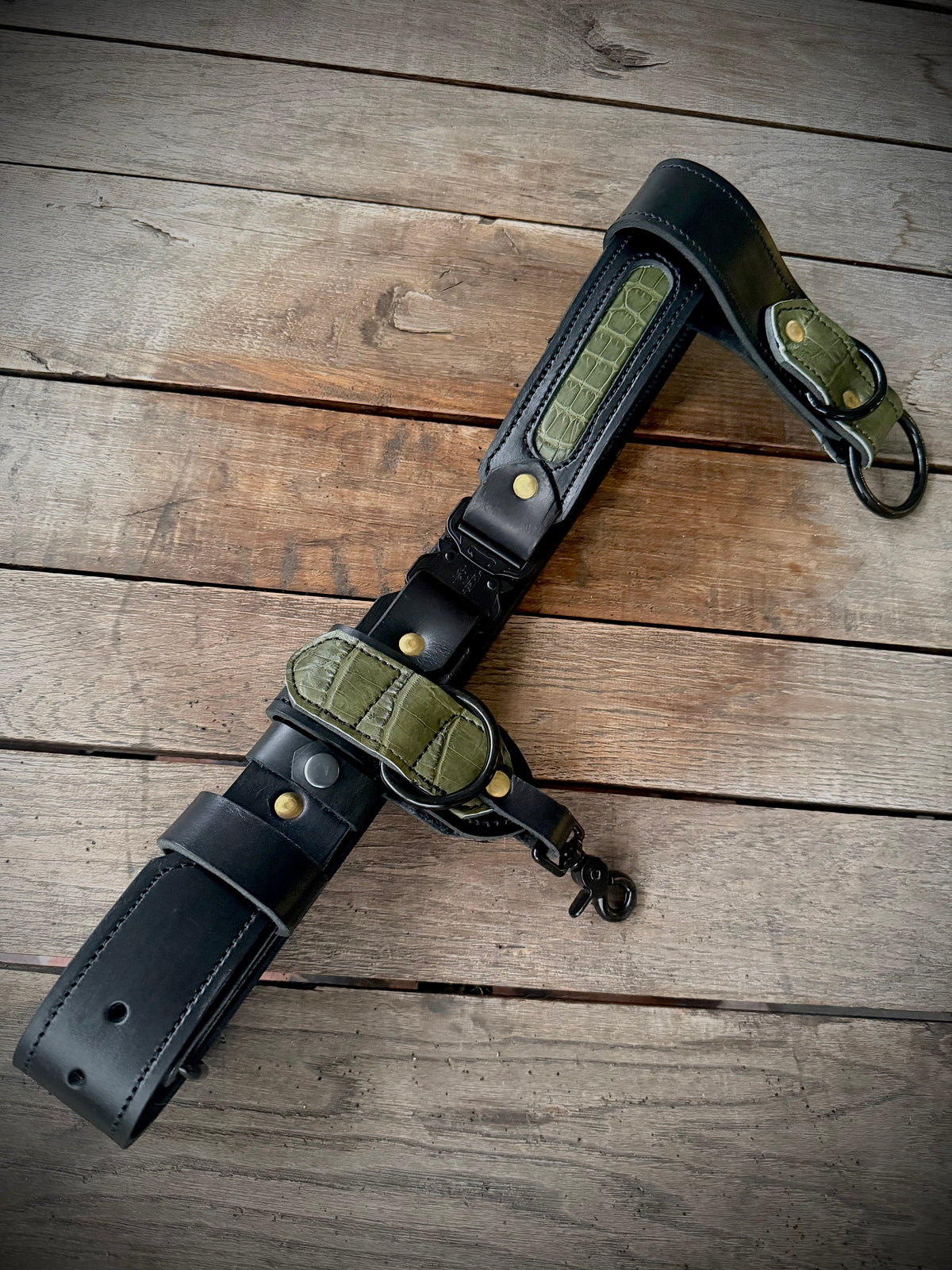 The “Swamp Beast” Genuine Gator Bunker Belt - Truck Belt