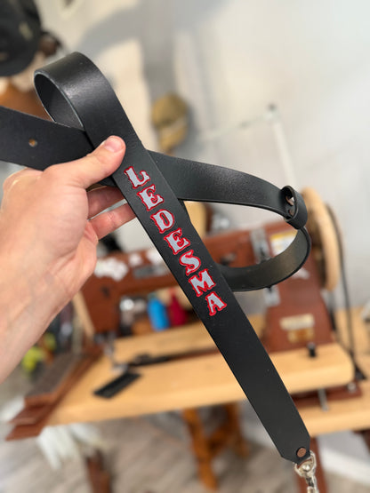 “SEMI PRO” CUSTOM LEATHER RADIO STRAP