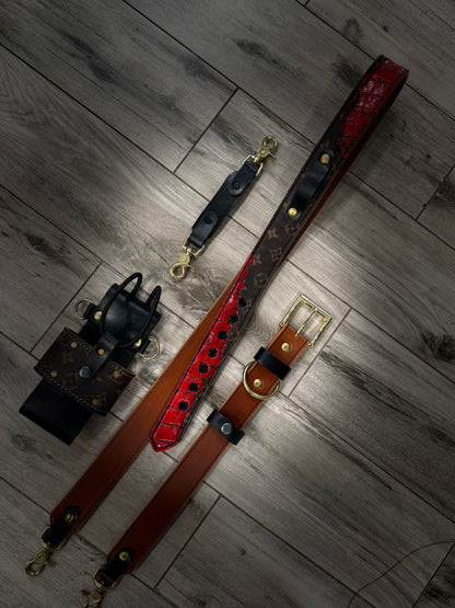 “The Redline Gator” Strap Set