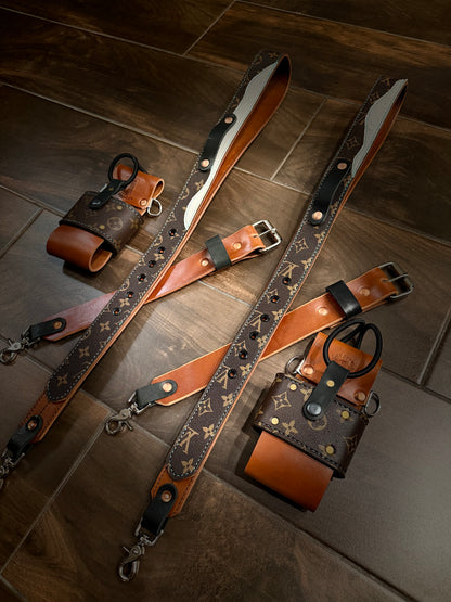 THE BAYOU BANDIT – Designer × Crocodile Radio Strap Set
