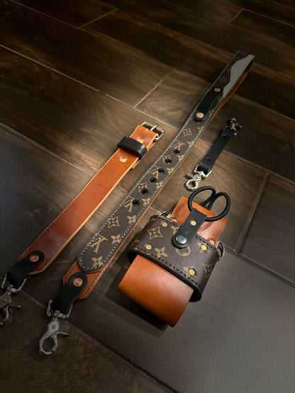 THE BAYOU BANDIT – Designer × Crocodile Radio Strap Set