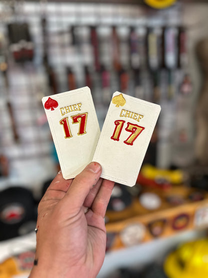COLORED CUSTOM HELMET CARDS