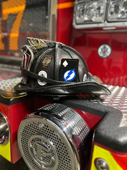 CUSTOM TEAM FIREFIGHTER HELMET CARDS