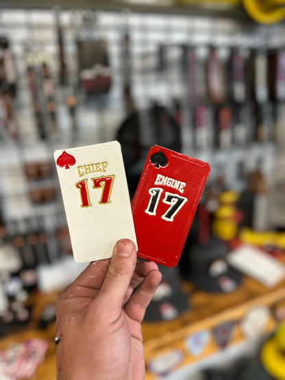 COLORED CUSTOM HELMET CARDS