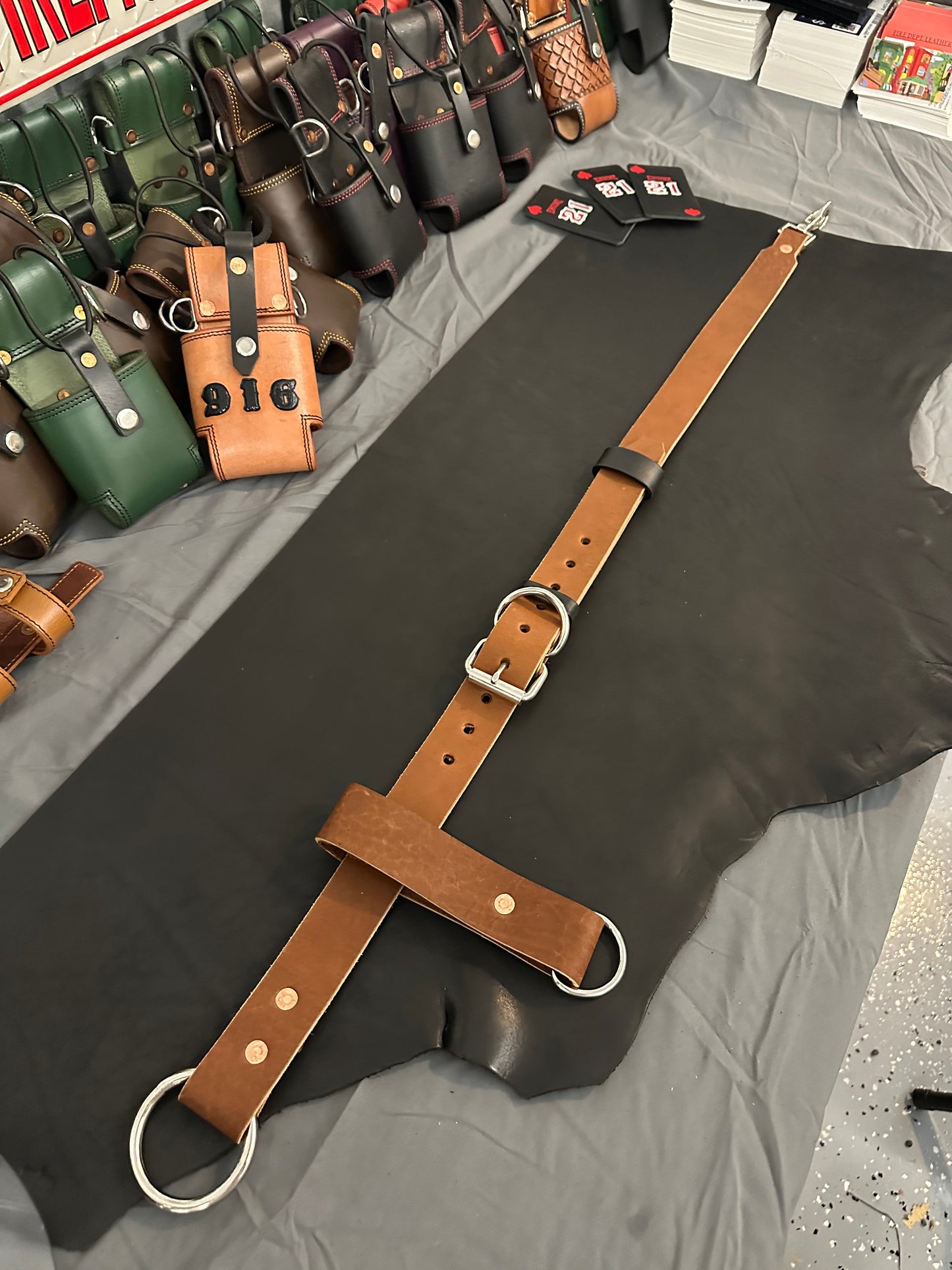 “ THE TRUCKIE” LEATHER UTILITY BELT